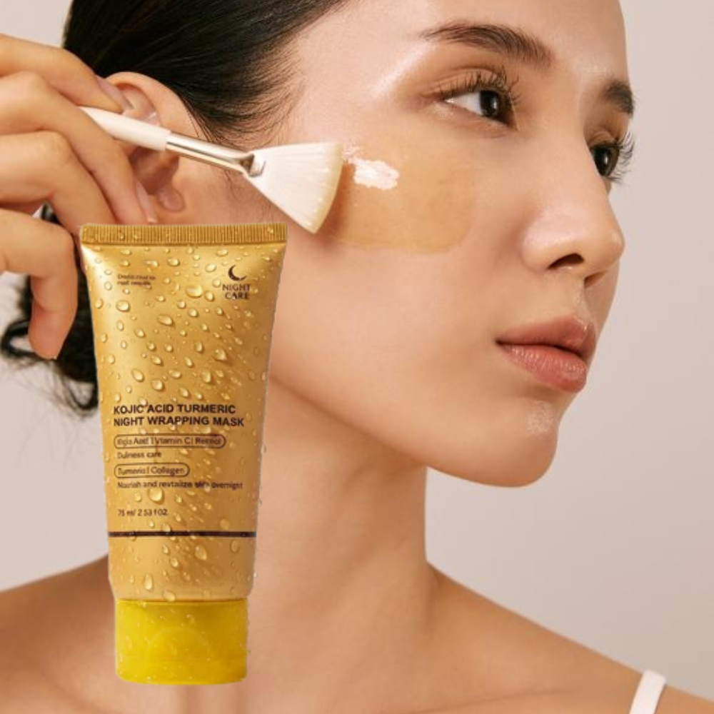 Maschera al Collagene con Acido Kojico e Curcuma